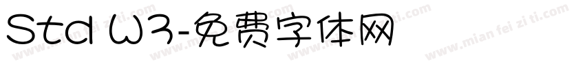Std W3字体转换